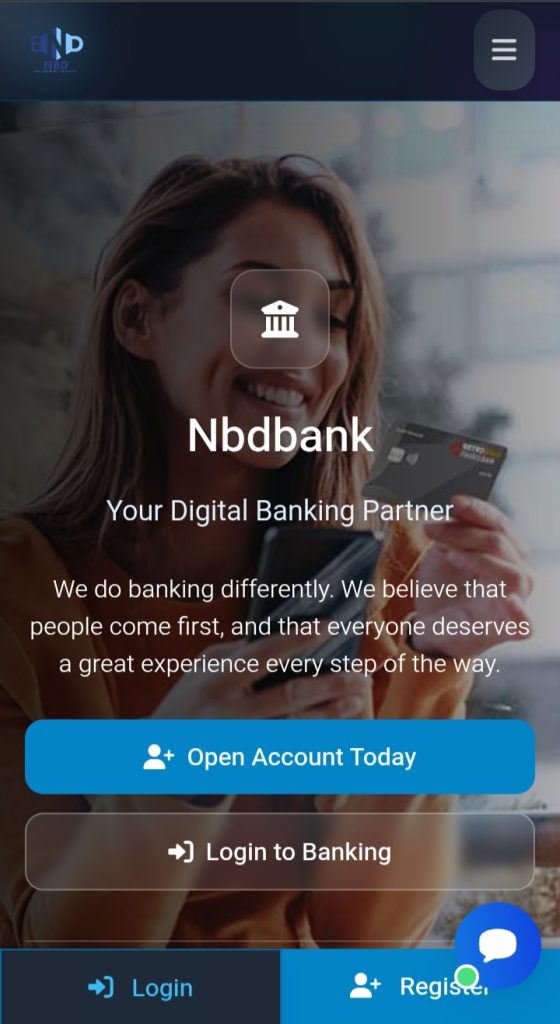 Online Banking website sample 2
